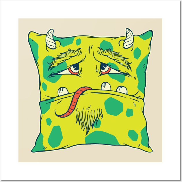 Monster Cushion Wall Art by Safdesignx